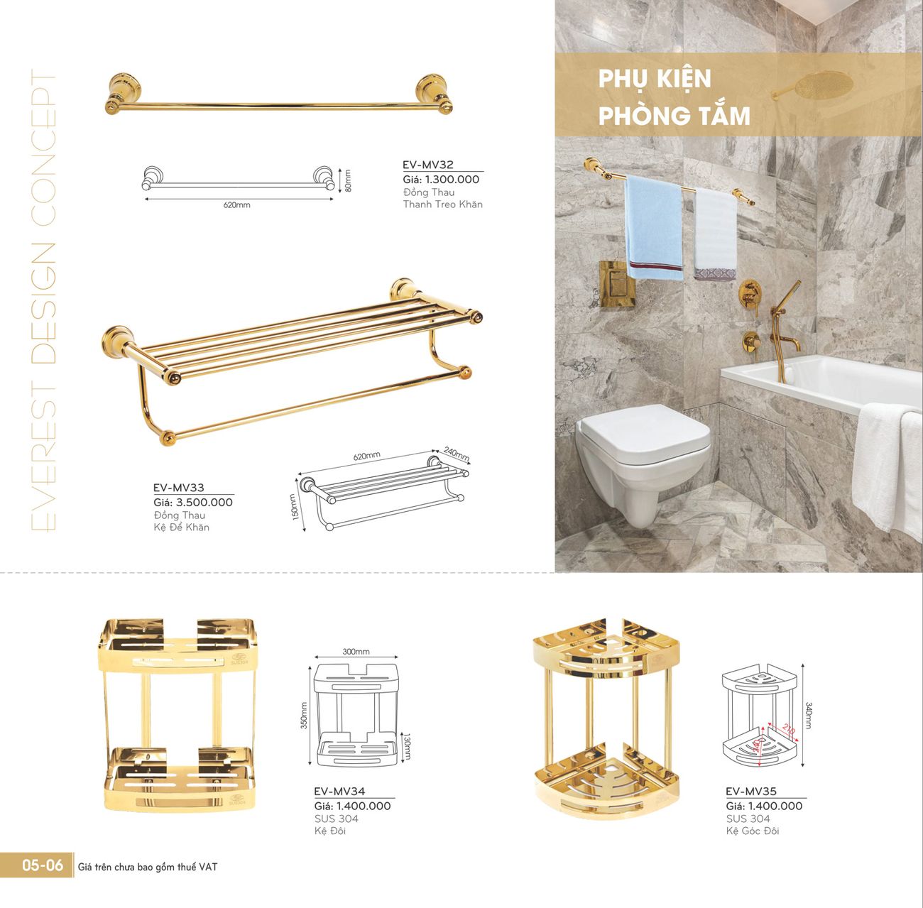 Thiết bị vệ sinh EVEREST Cổ Điển Catalogue và Bảng giá mới nhất /Page 